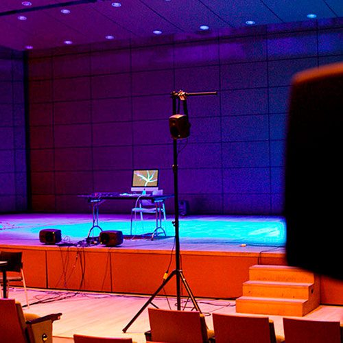 Espacios para eventos y material audiovisual equipamiento de teatros