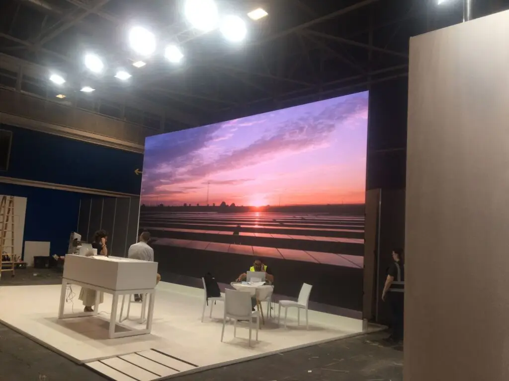 evento audiovisuales fader pantalla led