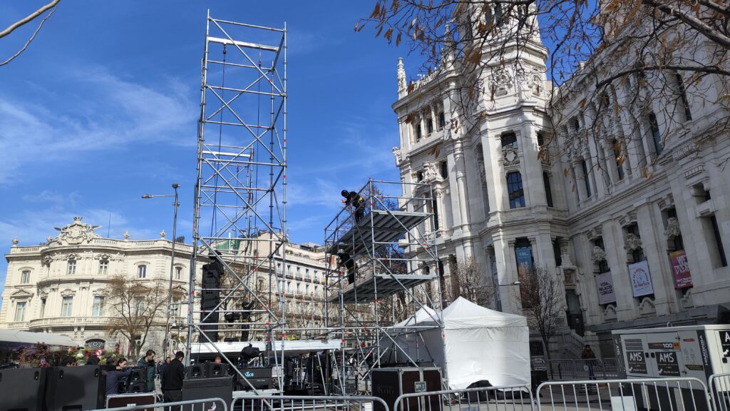 estructura layer en el ayuntamiento de madrid